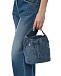Сумка из денима со шнурком, синяя Mo5ch1no Jeans | Фото 4