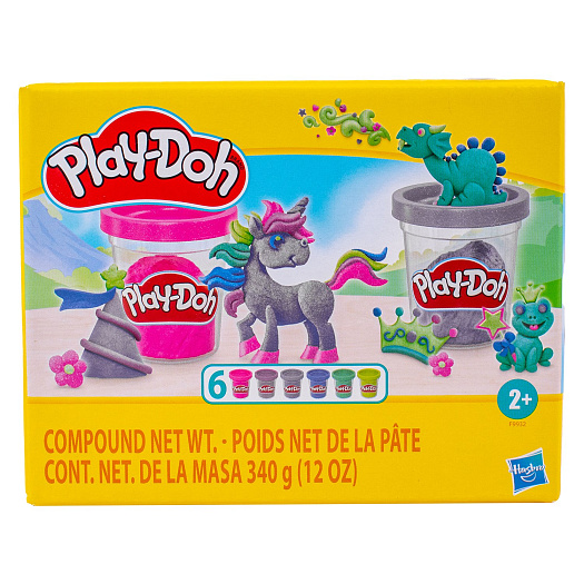 Набор PLAY DOH массы для лепки &quot;Блестящая коллекция&quot; 6шт  | Фото 1