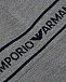 Шапка с черным лого, серая Emporio Armani | Фото 3