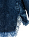 Куртка джинсовая укороченная со слошным лого Givenchy | Фото 3
