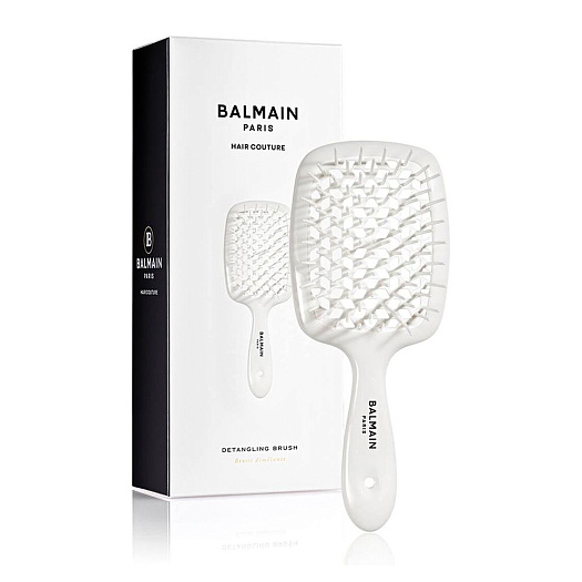 Щетка распутывающая White Detangling Brush White Balmain | Фото 1