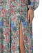Платье-макси с цветочным принтом Saloni | Фото 10