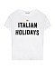 Футболка с принтом &quot;Italian Holidays&quot; Dolce&Gabbana | Фото 1