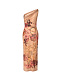 Платье на одно плечо, цветы в азиатском стиле Alberta Ferretti | Фото 5
