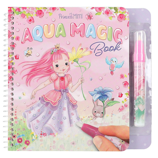 Раскраска водная Princess Mimi Aqua Magic Book с водной ручкой DEPESCHE | Фото 1