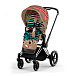 Детская коляска 2 в 1 Cybex PRIAM IV Люлька, ткань прогулочного блока FE KK One Love и шасси Chrome Black  | Фото 2