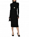 Платье с драпировкой, черное Roberto Cavalli | Фото 3