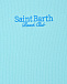 Майка с вышитым логотипом, голубая Saint Barth | Фото 3
