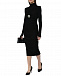 Платье с драпировкой, черное Roberto Cavalli | Фото 4