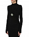 Платье с драпировкой, черное Roberto Cavalli | Фото 7