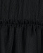 Черное платье с прозрачными рукавами IL Gufo | Фото 4
