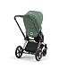 Коляска 2 в 1 CYBEX Priam IV Rosegold 2 в 1 цвет Leaf Green в комплекте со спальным блоком Lux Carry Cot  | Фото 15