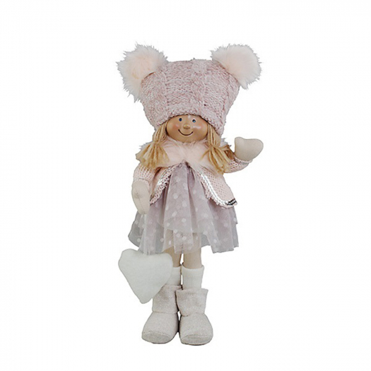 Декор Девочка в розовой шапке, 13х10х35 см Holiday Classics | Фото 1