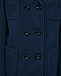 Двубортное темно-синее пальто MIMISOL | Фото 4