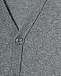 Вязаный жилет, серый Emporio Armani | Фото 3