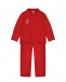 Пижама с вышивкой &quot;елка&quot;, красная Tony Tots | Фото 1