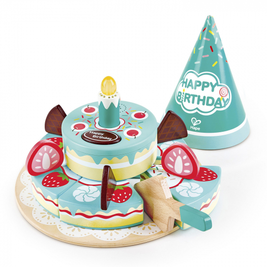 Торт игрушка &quot;Счастливого дня рождения&quot;, 15 предметов Hape | Фото 1