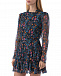 Шелковое платье со сплошным цветочным принтом Saloni | Фото 6
