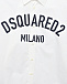 Рубашка с лого, белая Dsquared2 | Фото 3