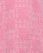 Пончо Terry с капюшоном и бахромой, розовое Saint Barth | Фото 3