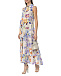 Платье со сплошным цветочным принтом Pietro Brunelli | Фото 8