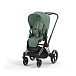 Коляска 2 в 1 CYBEX Priam IV Rosegold 2 в 1 цвет Leaf Green в комплекте со спальным блоком Lux Carry Cot  | Фото 12