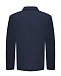 Пиджак трикотажный однобортный, герб в тон, синий Dal Lago | Фото 2