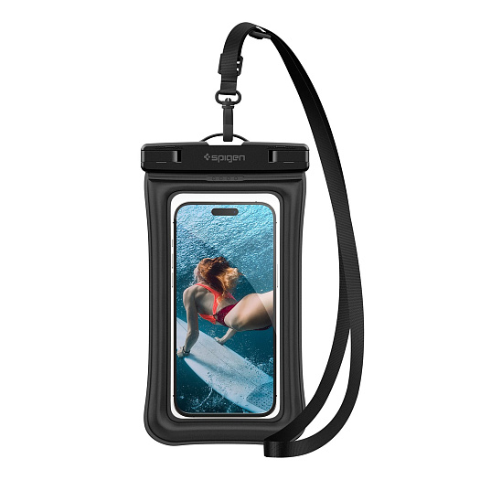 Чехол Spigen A610 UNIVERSAL WATERPROOF FLOAT CASE BLACK  | Фото 1