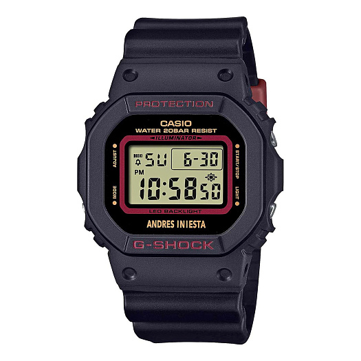 Часы DW-5600AI-1, черные, Андреас Иньеста CASIO | Фото 1