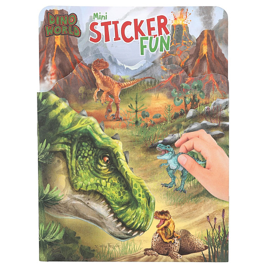 Альбом с наклейками Dino World Mini Sticker Fun DEPESCHE | Фото 1