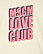 Футболка с принтом &quot;MSGM LOVE CLUB&quot;  | Фото 3