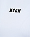 Топ с черным лого, белый MSGM | Фото 6