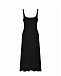 Платье в рубчик, черное Hinnominate | Фото 2