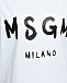 Платье-футболка, белое MSGM | Фото 6