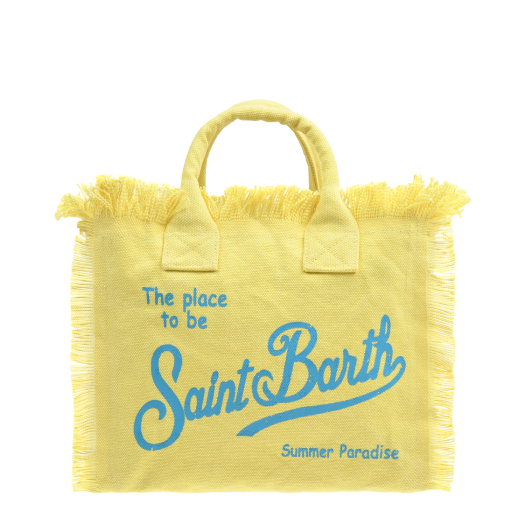 Сумка с лого, желтая Saint Barth | Фото 1
