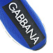 Синие кроссовки-носки с логотипом Dolce&Gabbana | Фото 6